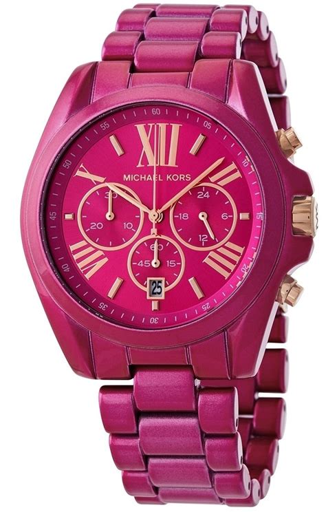 women's pink michael kors watch|Michael Kors women's oversized watches.